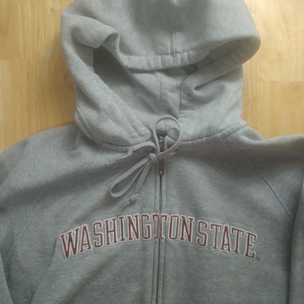 Vintage Nike Washington State Cougars Zipper Hoodie Sweatshirt